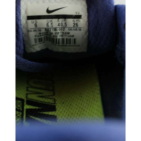 Nike Free Run Distance Womens Sz 9 Running Shoes Blue Purple Orange Trainers Gym - Picture 8 of 8